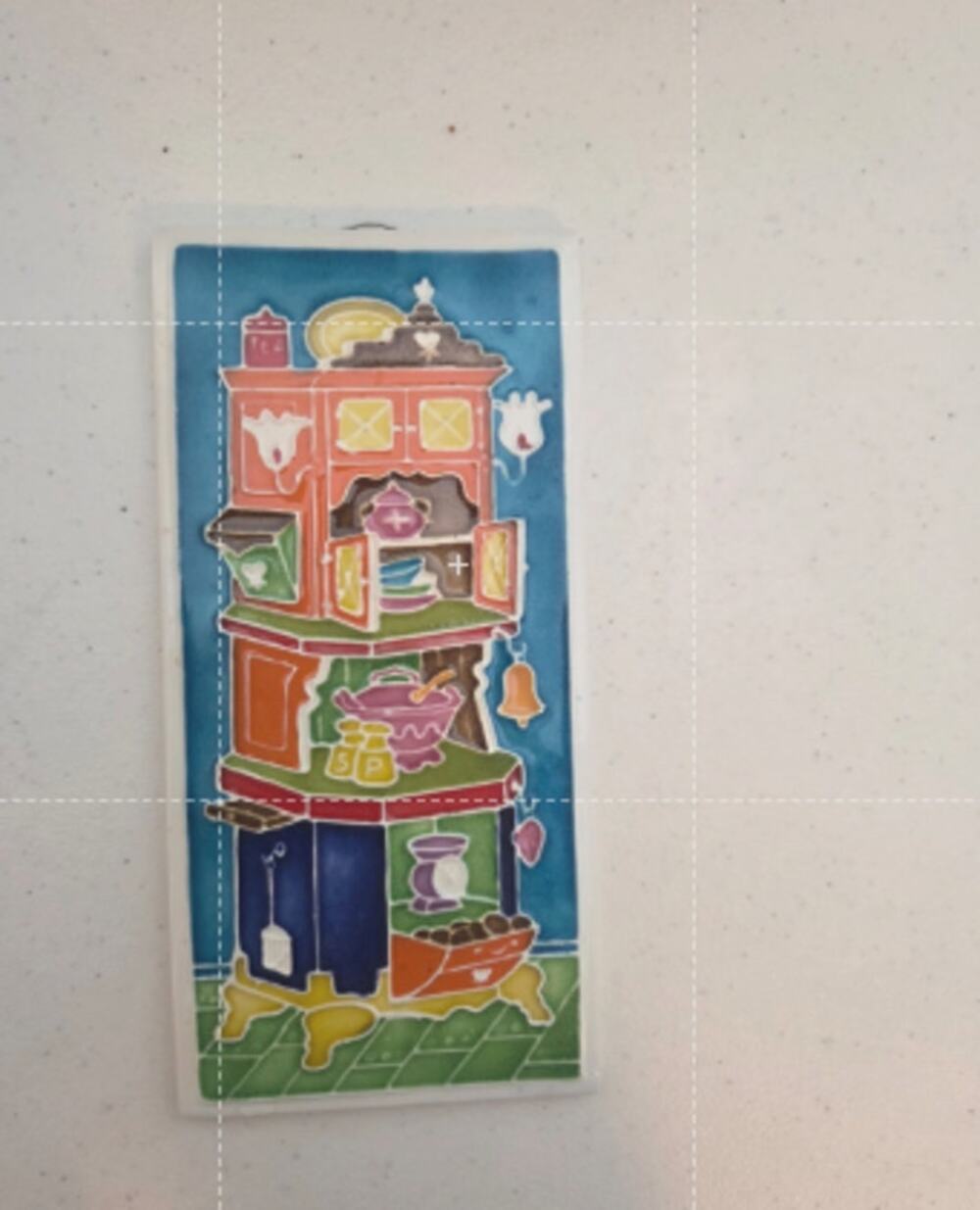 Creazioni Luciano Italian Ceramic  Relief Wall Art Tile Kitchen Vintage Plaque